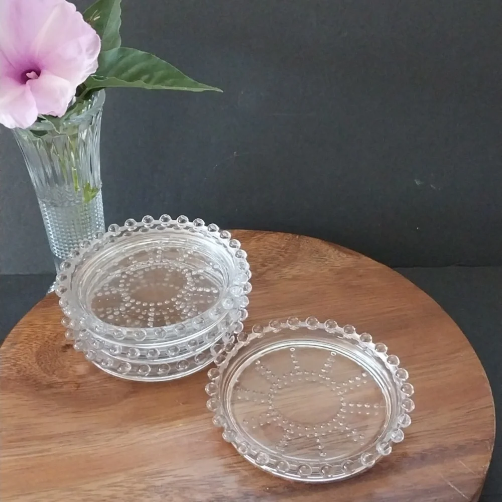 Imperial Ohio Candlewick 4 Piece Coaster Set - Picture 1 of 8